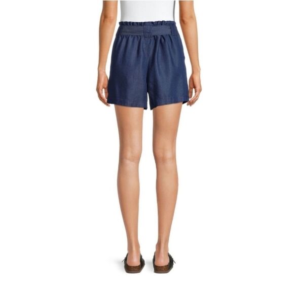 Womens High Rise Belted Utility Shorts - Picture 3 of 6